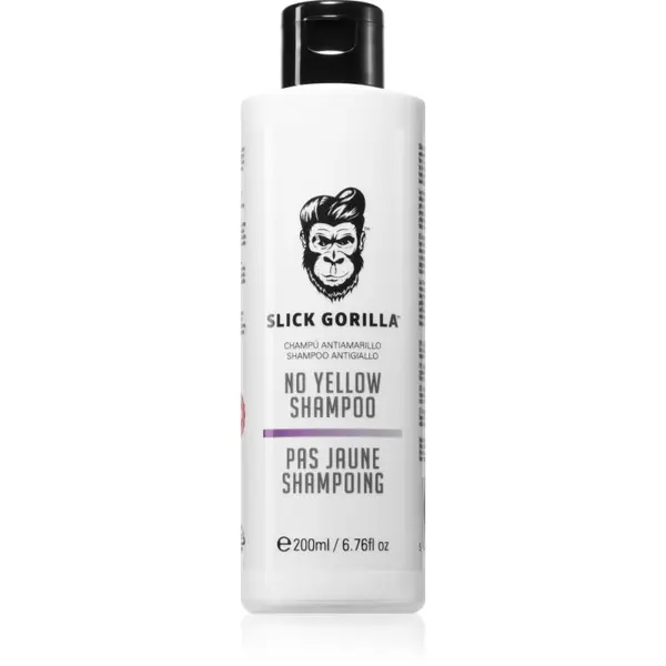 Slick Gorilla Slick Gorilla No Yellow Shampoo шампоан за руса коса 200 мл.