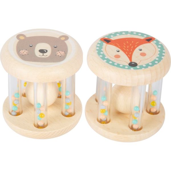 Small foot by Legler Small foot by Legler Rattle Animals Pastel дрънкалка със сачми 2 бр.