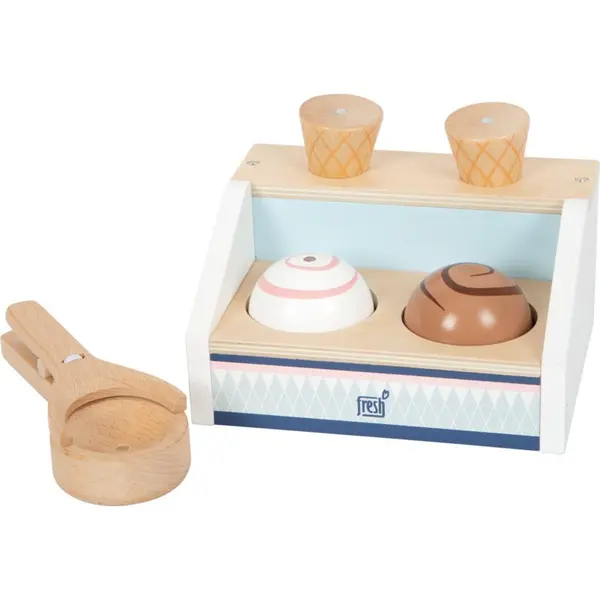 Small foot Small foot Wooden Ice Cream Stand Fresh комплект играчки за деца 3 y+ 1 бр.