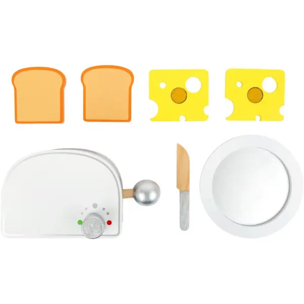 Small foot Small foot Wooden Toaster Breakfast комплект играчки от дърво 3y+ 7 бр.