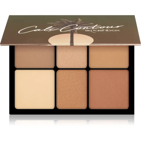 Smashbox Smashbox Cali Contour Palette контурираща палитра за лице цвят Light Medium 20,56 гр.