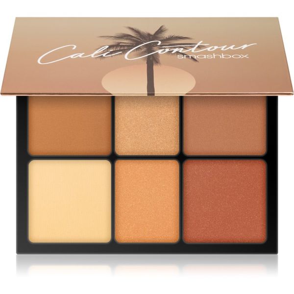 Smashbox Smashbox Cali Contour Palette контурираща палитра за лице цвят Medium Deep 20,56 гр.