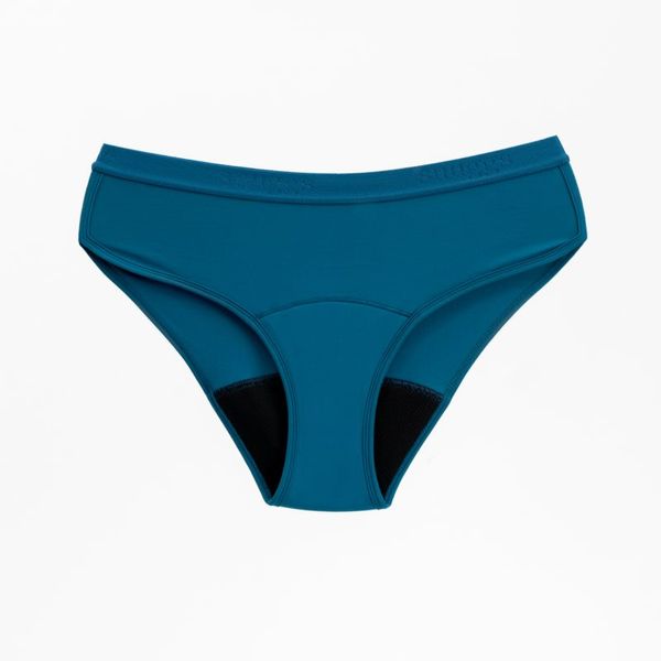 Snuggs Snuggs Active Classic Heavy Petrol менструални бикини от плат за силна менструация размер L 1 бр.