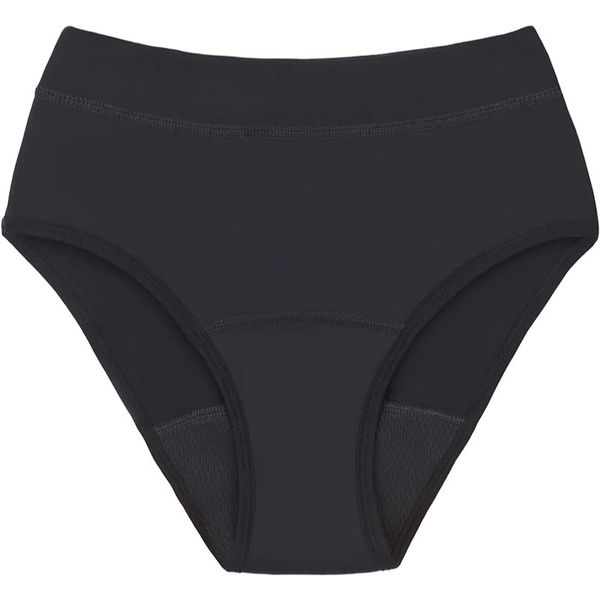 Snuggs Snuggs Period Underwear Hugger: Extra Heavy Flow Black менструални бикини от плат за силна менструация размер L Black 1 бр.