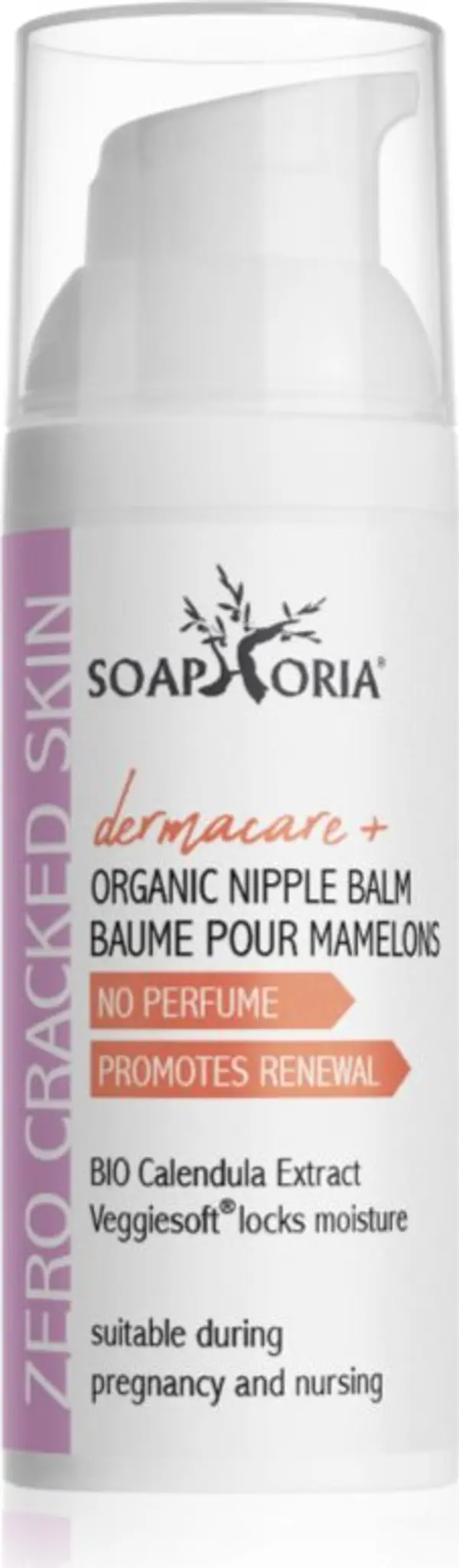 Soaphoria Soaphoria Dermacare+ Zero Cracked Skin балсам за зърна с невен 50 мл.