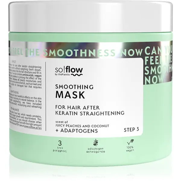 so!flow so!flow After Keratin Straightening Smoothing Mask маска за коса 400 мл.