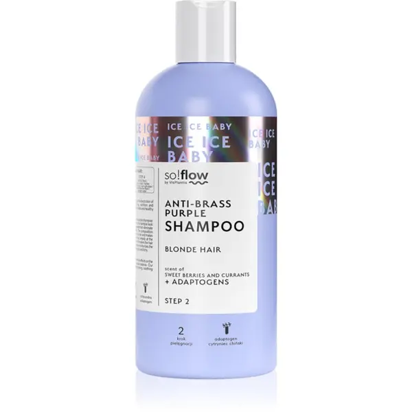 so!flow so!flow Cooling Shampoo Blonde Hair лилав шампоан неутрализиращ жълтеникавите оттенъци 300 мл.