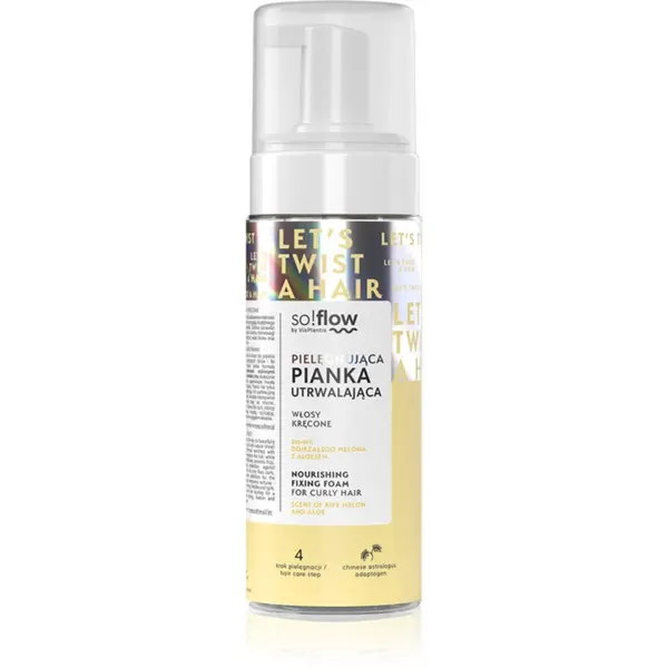 so!flow so!flow Curly Hair Nourishing Fixing Foam пяна за къдрава коса 170 мл.