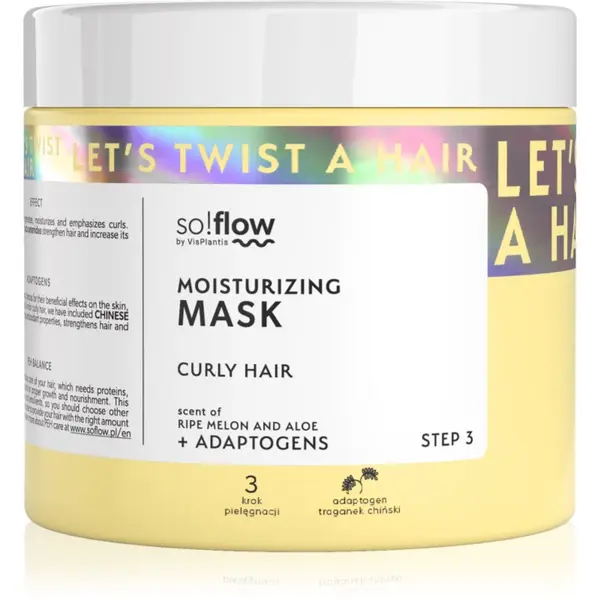 so!flow so!flow Curly Hair Nourishing Mask подхранваща маска за къдрава коса 400 мл.
