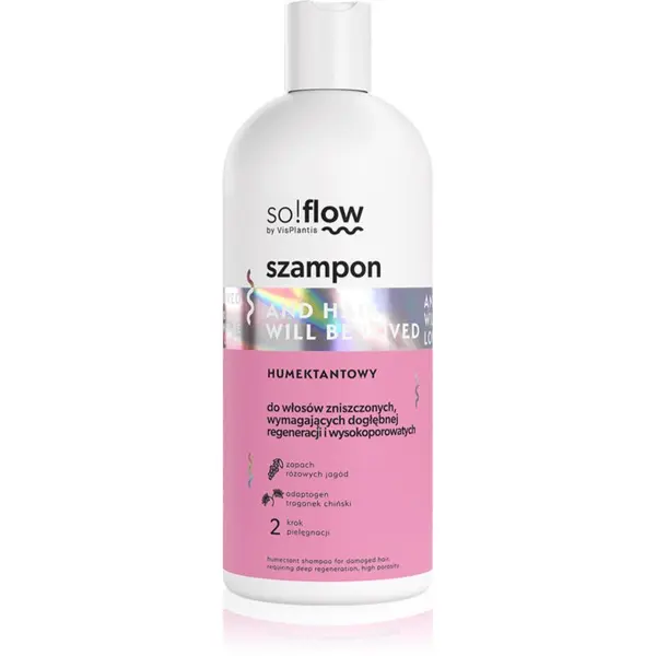 so!flow so!flow Damaged Hair Humectant Shampoo подсилващ шампоан за увредена коса 300 мл.