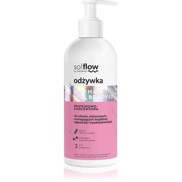 so!flow so!flow Damaged Hair Protein-Emollient Conditioner подсилващ балсам за увредена коса 300 мл.