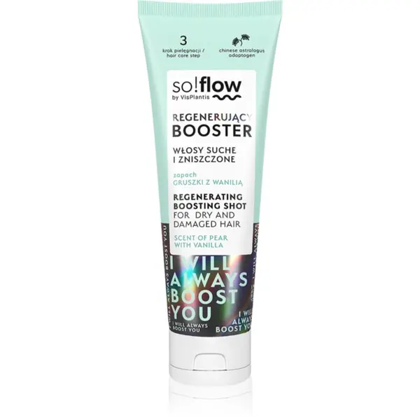so!flow so!flow Dry and Damaged Hair Regenerating Boosting Shot регенериращ серум за суха и увредена коса 75 мл.