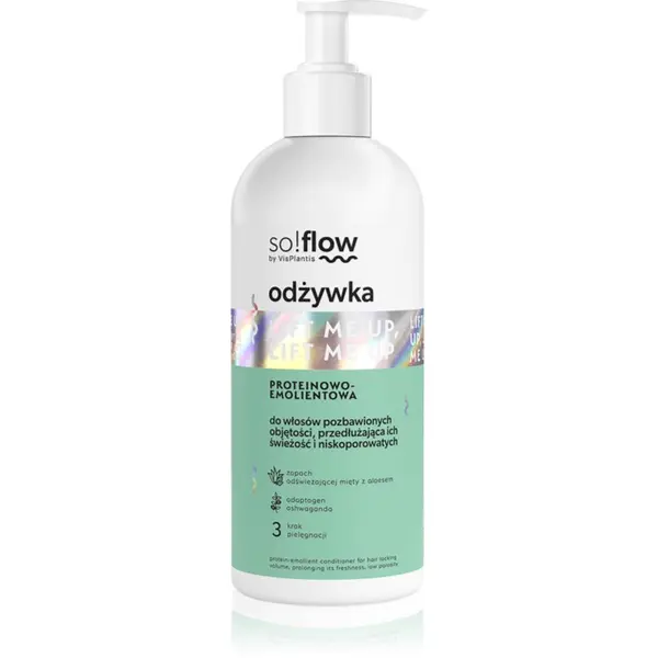 so!flow so!flow Hair Without Volume Protein-Emollient Conditioner балсам за коса без обем 300 мл.