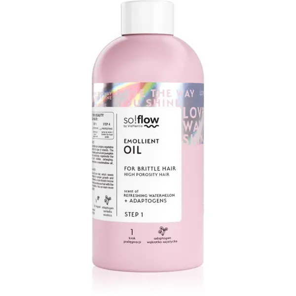 so!flow so!flow High Porosity Hair Emollient Oil хидратиращо олио за крехка и стресирана коса 150 мл.