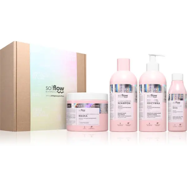 so!flow so!flow High Porosity Hair Set подаръчен комплект за крехка и стресирана коса