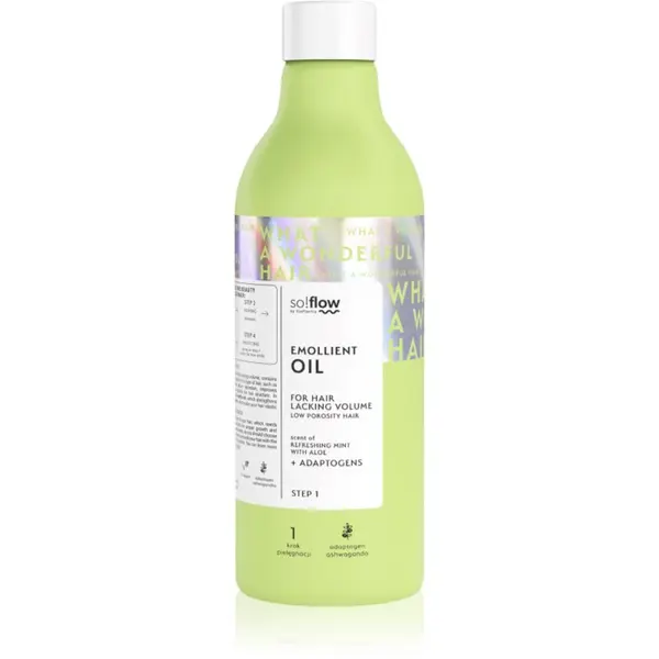 so!flow so!flow Low Porosity Hair Emollient Oil регенериращо масло за коса 150 мл.