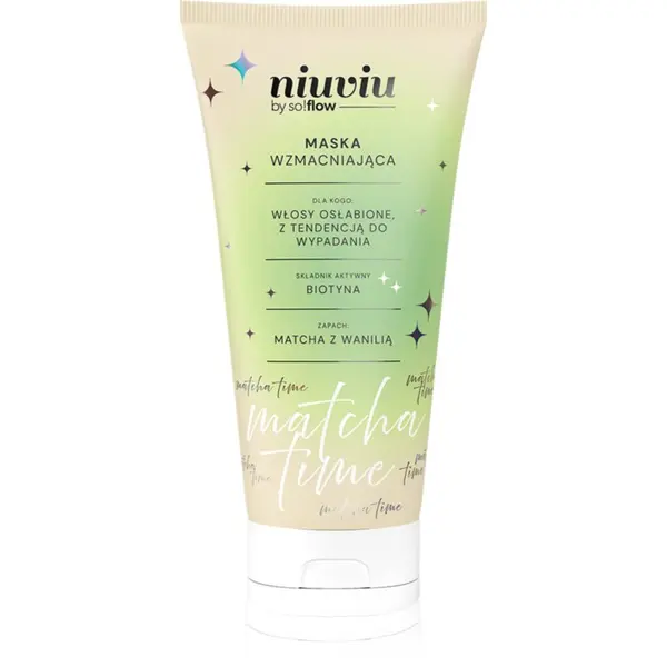 so!flow so!flow Matcha Time Strengthening Hair Mask интензивна подхранваща маска за увредена и крехка коса 200 мл.