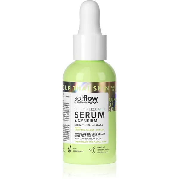so!flow so!flow Normalizing Face Serum With Zinc серум за лице с цинк 30 мл.