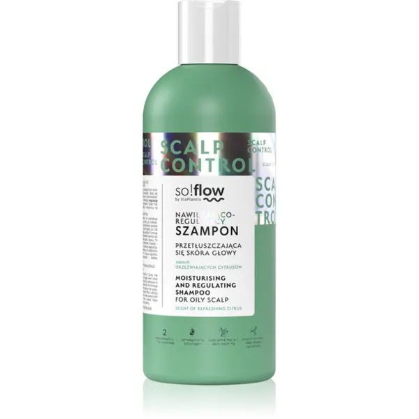 so!flow so!flow Oily Scalp Moisturizing and Regulating Shampoo хидратиращ шампоан за мазна кожа на скалпа 400 мл.