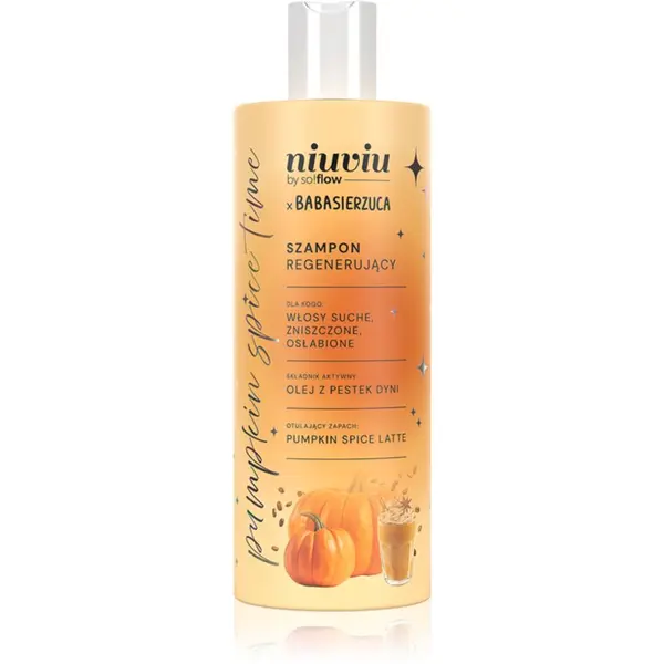 so!flow so!flow Pumpkin Time Regenerating Shampoo регенериращ шампоан за суха и изтощена коса 300 мл.
