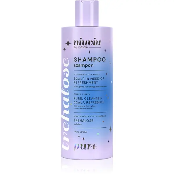so!flow so!flow PURE Deeply Cleansing Hair Shampoo With Trehalose почистващ шампоан за мазна кожа на скалпа 300 мл.