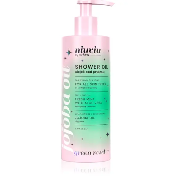 so!flow so!flow Shower Oil Fresh Mint With Aloe Vera освежаващ душ гел 300 мл.