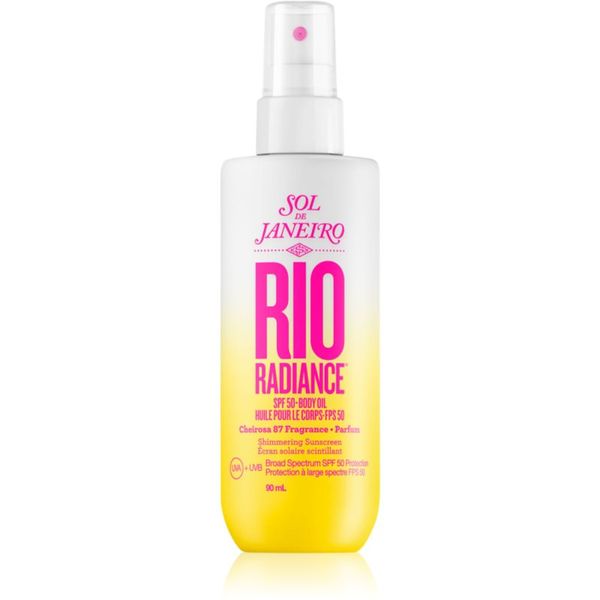 Sol de Janeiro Sol de Janeiro Rio Radiance озаряващо олио за защита на кожата SPF 50 90 мл.