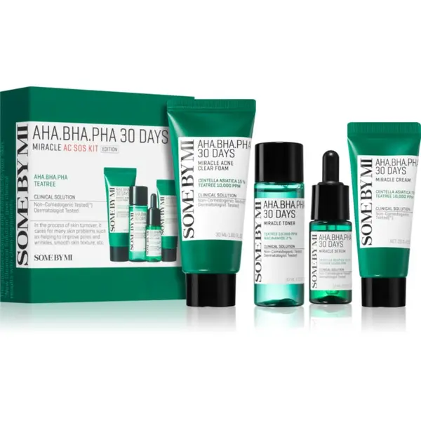 Some By Mi Some By Mi AHA∙BHA∙PHA 30 Days Miracle AC SOS Kit подаръчен комплект против акне