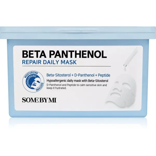 Some By Mi Some By Mi Beta Panthenol Repair Daily Mask успокояваща платнена маска големи опаковки 30 бр.