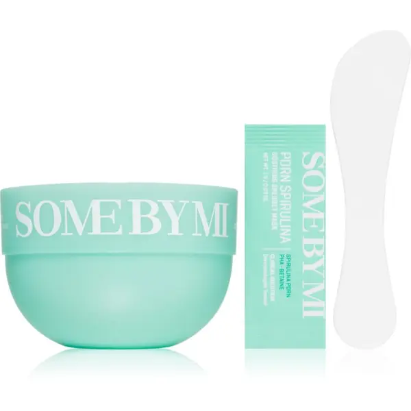 Some By Mi Some By Mi PDRN Spirulina Soothing Sherbet Mask успокояваща маска за лице с охлаждащ ефект 10x1 гр.