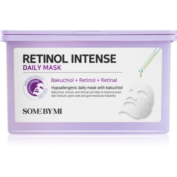 Some By Mi Some By Mi Retinol Intense Daily Mask противбръчкова платнена маска големи опаковки 30 бр.