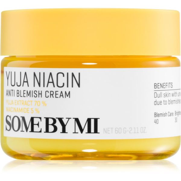 Some By Mi Some By Mi Yuja Niacin Anti Blemish хидратиращ и озаряващ крем за лице за кожа с хиперпигментация 60 гр.