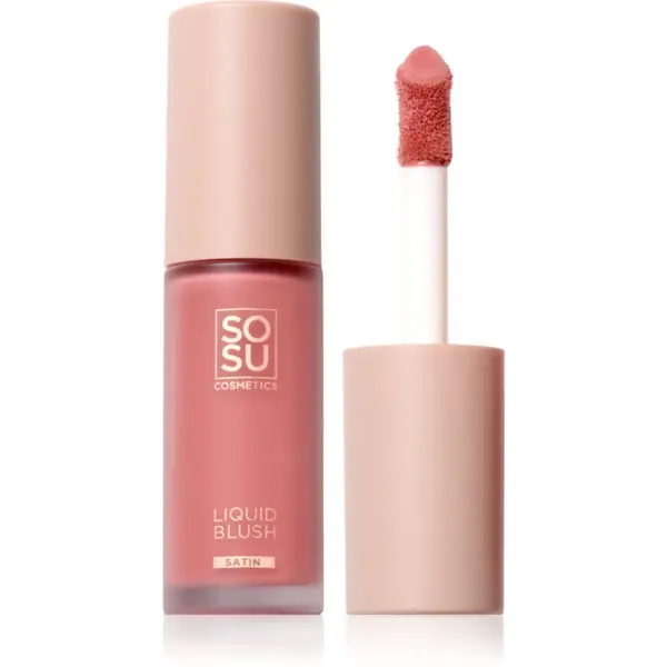 SOSU Cosmetics SOSU Cosmetics Liquid Blush Satin течен руж цвят Dusk 9 мл.