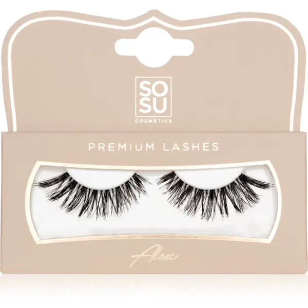 SOSU Cosmetics SOSU Cosmetics Premium Lashes изкуствени мигли цвят Alex 1 бр.