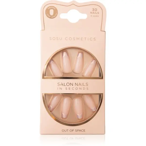 SOSU Cosmetics SOSU Cosmetics Salon Nails Изкуствени нокти цвят Out Of Space 30 бр.