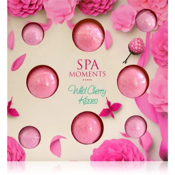 Spa Moments Spa Moments Wild Cherry Kisses бластър за вана