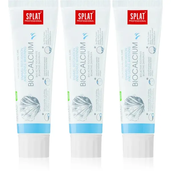 Splat Splat Professional Biocalcium биоактивна паста за зъби за възстановяване на зъбния емайл и щадящо избелване