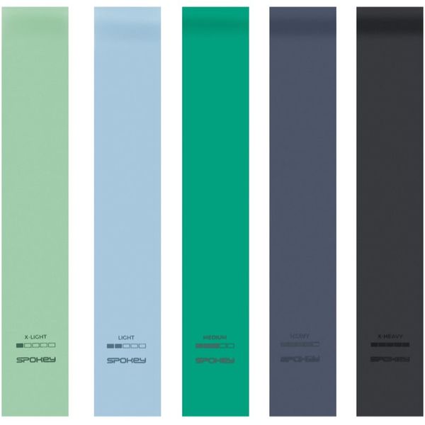 Spokey Spokey Artio Set комплект ластици за разтягане Green