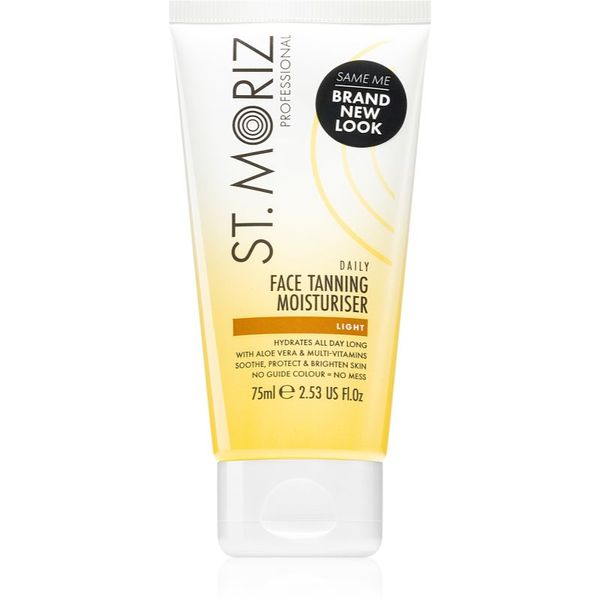 St. Moriz St. Moriz Daily Tanning Face Moisturiser хидртиращ автобронзиращ крем  за лице тип Light 75 мл.