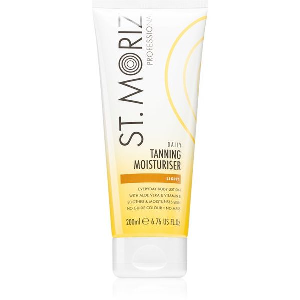 St. Moriz St. Moriz Daily Tanning Moisturiser хидртиращ автобронзиращ крем  прозрачен тип Light 200 мл.
