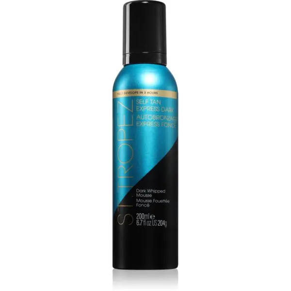 St.Tropez St.Tropez Self Tan Express Dark Whipped Mousse бързоизсъхваща атвобронзираща пяна 200 мл.