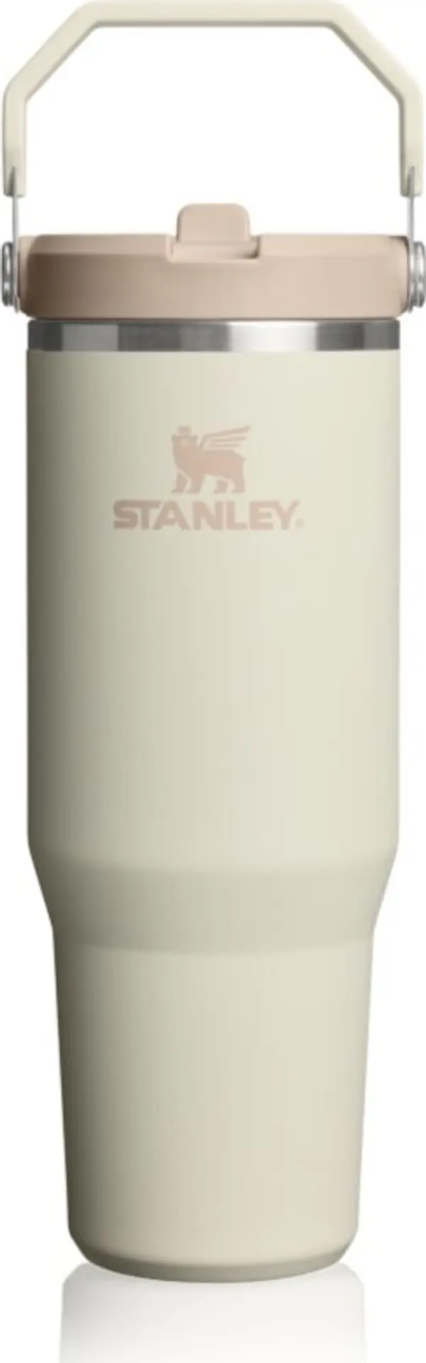 Stanley Stanley IceFlow™ Flip Straw 2.0 Tumbler неръждаема термобутилка за вода Cream 890 мл.