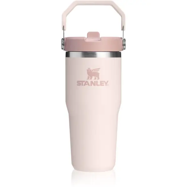 Stanley Stanley IceFlow™ Flip Straw 2.0 Tumbler неръждаема термобутилка за вода Rose Quartz 410 мл.