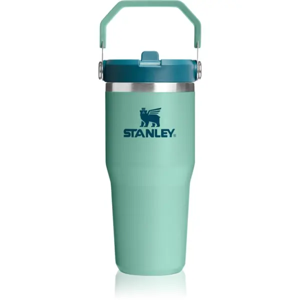 Stanley Stanley IceFlow™ Flip Straw 2.0 Tumbler неръждаема термобутилка за вода Spring Green 410 мл.