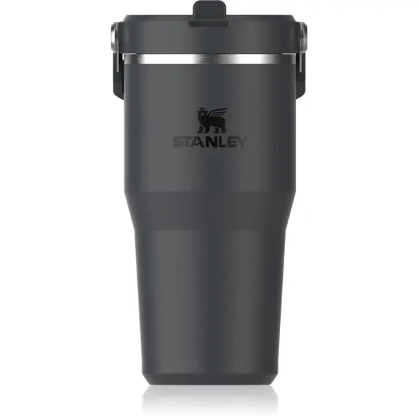 Stanley Stanley IceFlow™ Flip Straw Tumbler неръждаема бутилка за вода Black 2.0 600 мл.