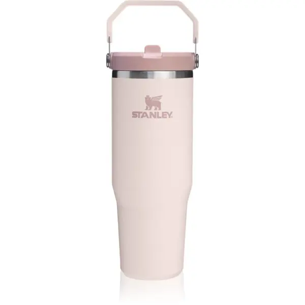 Stanley Stanley IceFlow™ Flip Straw Tumbler неръждаема бутилка за вода Rose Quartz 890 мл.