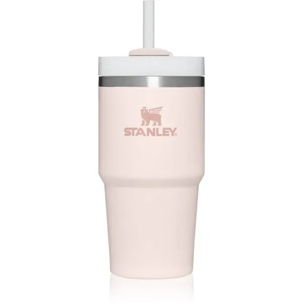 Stanley Stanley Quencher H2.O FlowState™ Tumbler неръждаема термочаша със сламка малък Rose Quartz 600 мл.