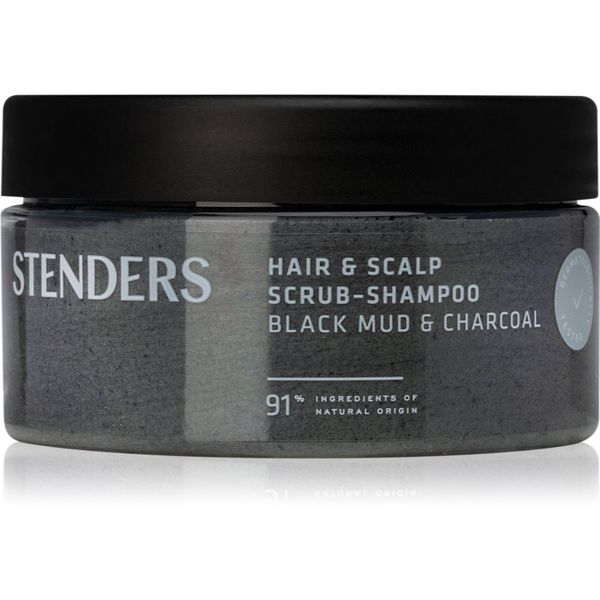 STENDERS STENDERS Black Mud & Charcoal почистващ пилинг за коса и скалп 300 гр.