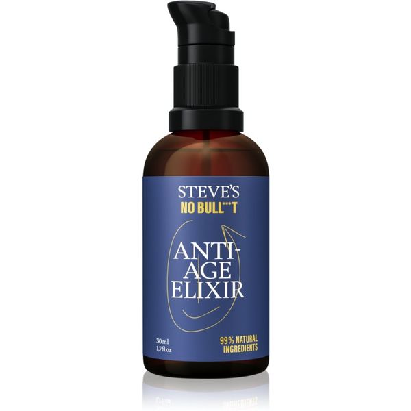 Steve's Steve's No Bull***t Anti-Age Elixir хидратиращ серум против бръчки за мъже 50 мл.