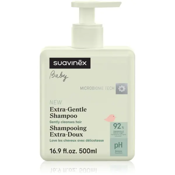 Suavinex Suavinex Baby Extra-Gentle Shampoo нежен шампоан за деца от раждането им 500 мл.